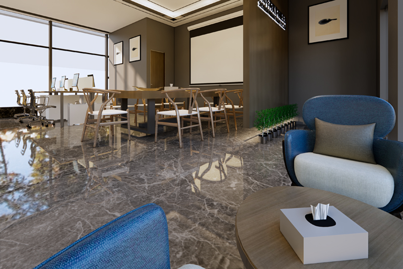 四川華苪貿(mào)易有限公司_輕奢現(xiàn)代風(fēng)辦公室