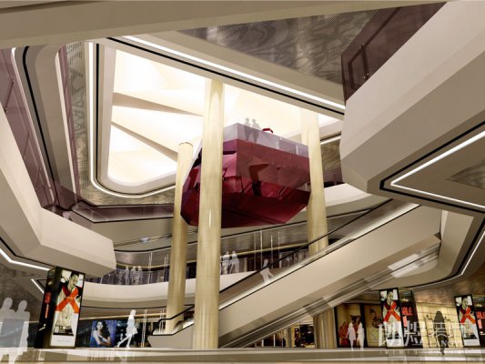 工裝案例-凱悅商場(chǎng)設(shè)計(jì)效果圖